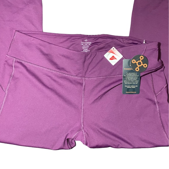 Tommie Copper Leggings Womens XL Amethyst Compression Pants NWT - Picture 2 of 8